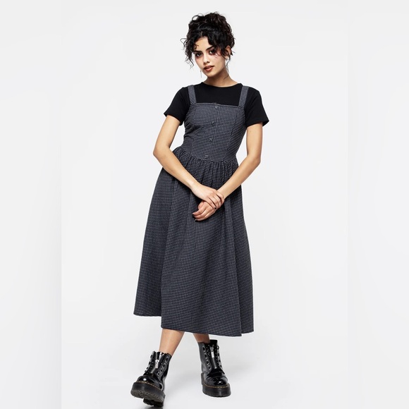 Disturbia Faythe Apron Midi Dress - Picture 3 of 7